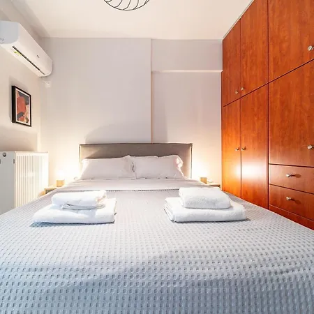 Per56 By Smart Cozy - Right Next To The Metro - Parking - Available 24hr Appartement Athene
